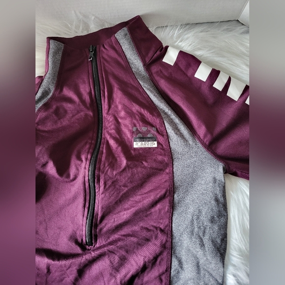 Victoria's Secret Pink Jacket with Gray Trim, Size Small - Picture 6 of 6